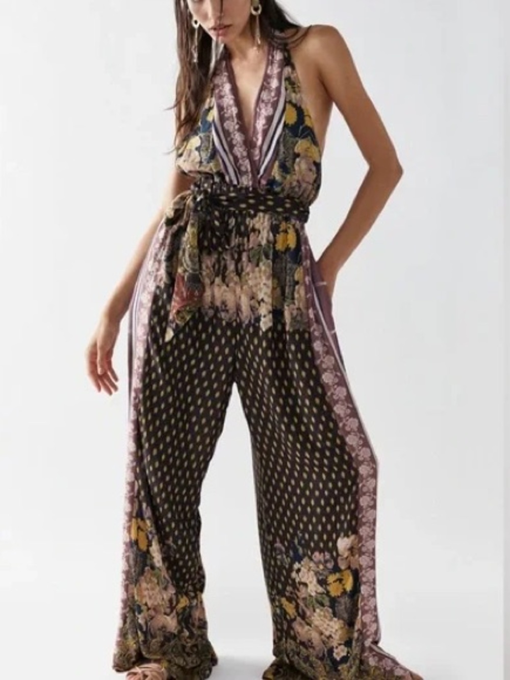 Free People Chessa Jumpsuit Size Small